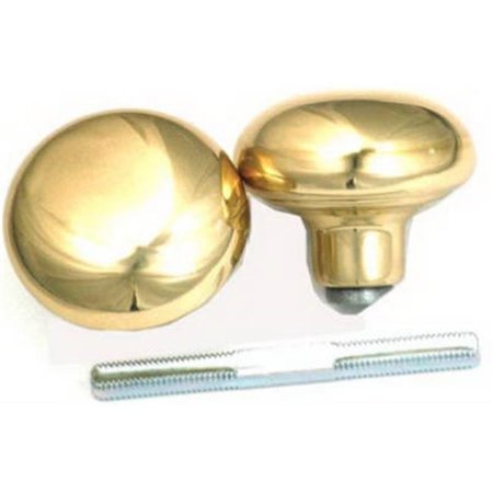 BELWITH PRODUCTS Belwith Products 1130 2 Pack Brass Knob Set & Spindle 779605